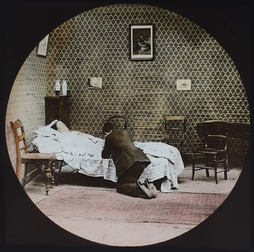 Photo victorian man kneeling - photo,