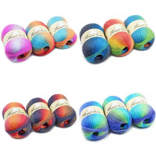 Lana sfumata linea - , arcobaleno