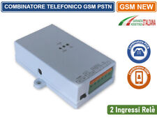 COMBINATORE TELEFONICO GSM PSTN ALLARMI ANTIFURTI CON INGRESSI ALLARME RELE