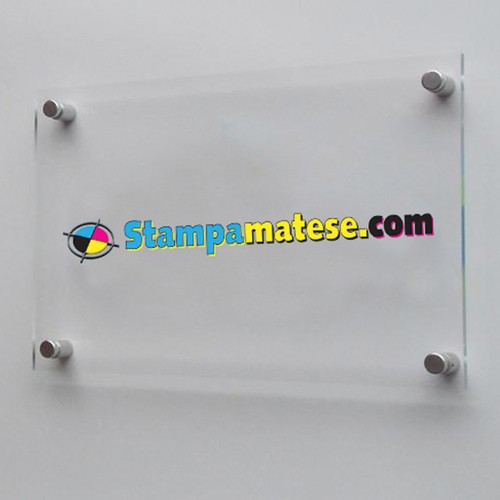 Targa plexiglass 30x21 cm - 30x21,