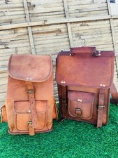 Zaino grande in vera pelle 18"