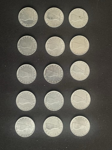 Lotto monete da 5 lire - 15,