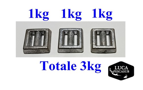 Piombi zavorra sub - 3, kg