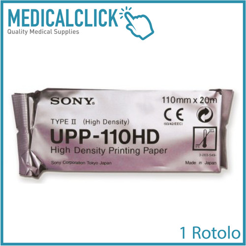 Rotolo carta termica sony - rotolo,