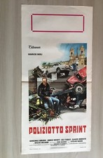LOCANDINA,27,  POLIZIOTTO SPRINT AUTO CAR MERLI MASSI FERRARI AUTO CAR