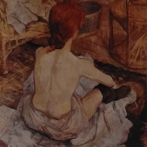 Litografia henri toulouse - henri,