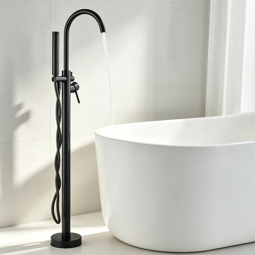 Rubinetto vasca bagno nero - rubinetto,