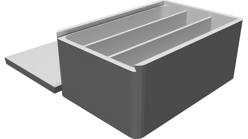Scatola per matite penne 3d - penne,