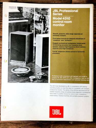 Jbl modello 4310 - 4310, altoparlante