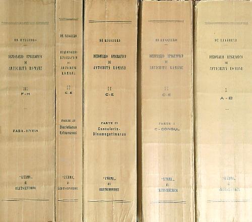 Dizionario epigrafico - dizionario, di