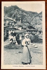 CARTOLINA D' EPOCA-POFFABRO (PN) "COSTUMI FRIULANI" VIAGGIATA 1935