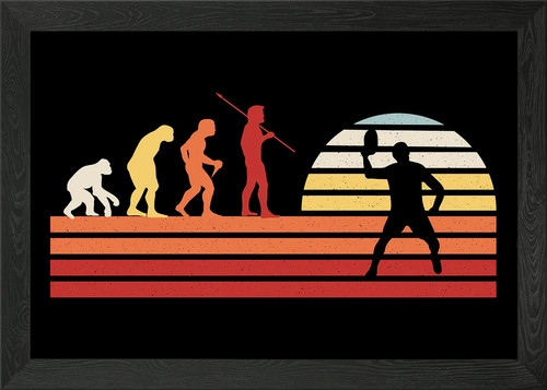 Poster retrò disco golf