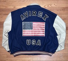 Avirex Varsity giacca pelle