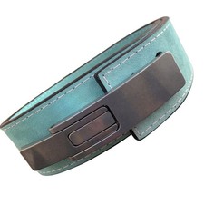 Pioneer Fitness Cinghia Leva Powerlifting 10mm 3" Aqua Suede Small