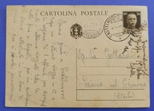 1937 Castelnuovo d'Istria - (ora in Montenegro) - raro annullo su intero postale