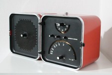Radio Cubo Brionvega Ts 502 Rossa Tasto CAF Arredamento Modernariato Vintage 