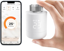Zigbee - Termostato Intelligente per Termosifone, a Risparmio Energetico, Progra