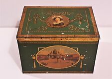 RARA & ANTICA SCATOLA IN LATTA - PREMIATA FABBRICA  DI BISCOTTI A.DONATI di ROMA