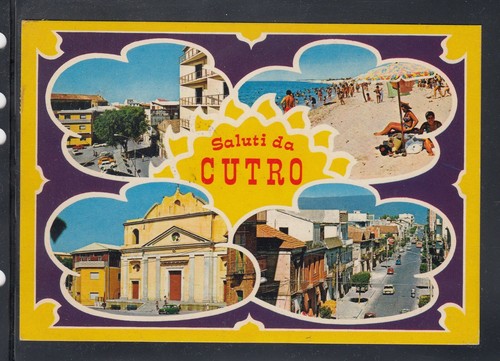 Cartolina saluti cutro - saluti, da