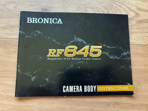 Bronica rf645 manuale - bronica,