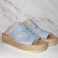 Sandali espadrillas blu