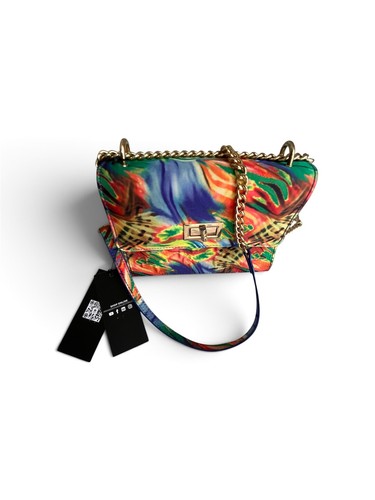 Borsa colorata con catena
