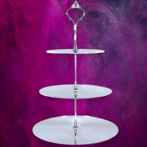 Tre tier forma rotonda torta - tier,