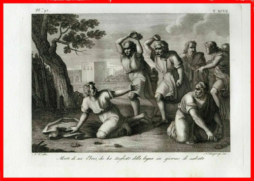 Stampe antiche originali - stampe, morte