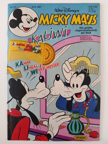 Topolino anno 1987 ehapa - topolino,