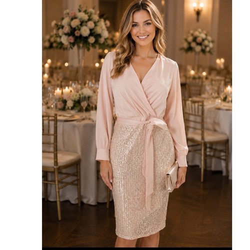 Grace karin wrap - l, sequin