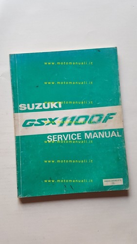 Suzuki gsx 1100 1987 manuale - suzuki,
