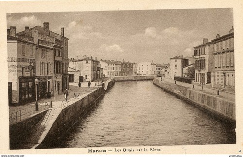S8963 cpa marans les - s8963,