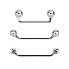 Piercing Superficie Surface Barbell Staple Bar molte misure a scelta 90° 45°