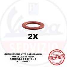 2X GUARNIZIONE VITE CARICO OLIO PIAGGIO VESPA 50 90 125 200