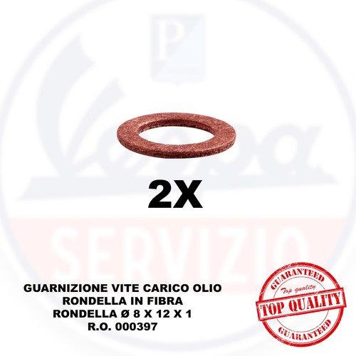 Guarnizione vite carico - 2x,