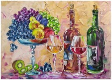 Quadro olio natura morta con