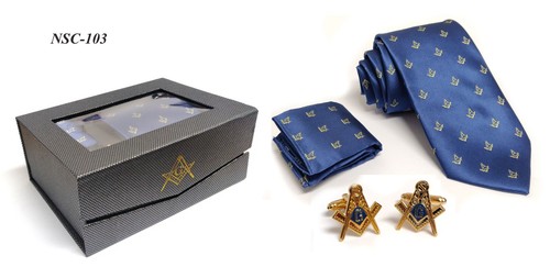 Cravatta massonica set regalo