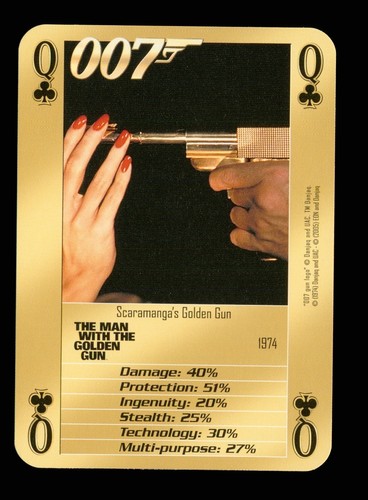 Playing card 007 bonds - 1,