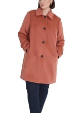 ?Cappotto Lana Marina Rinaldi By MAX MARA? Pink Wool Coat Ombre 19_FR44_IT48