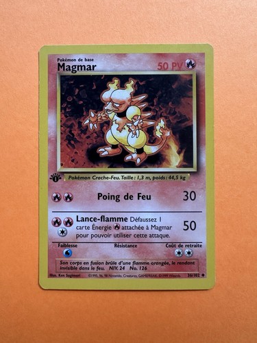 Pokemon raro set base - set, 1°