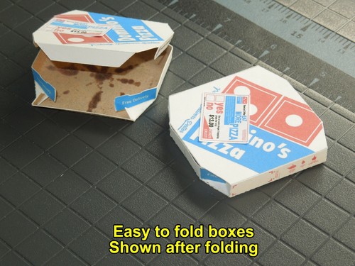 Scatole pizza domino per - 2, domino's