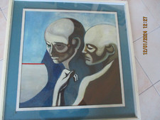 ENZO SICILIANO DIPINTO OLIO SU