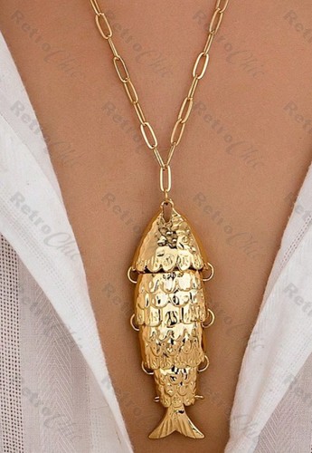 Collana ciondolo retro stile - collana,