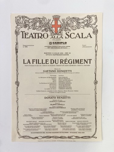 Teatro alla scala locandina - teatro,