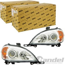 2 FARI TYC H7 SINISTRO+DESTRO per MERCEDES CLASSE M W163 dal 2002 Facelift