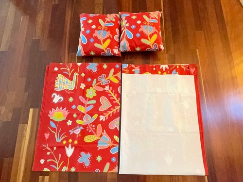 Set tende cuscini rossi - set,