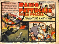 [912] RADIO PATTUGLIA ed. Nerbini 1935 n. 1 "della polizia" stato Discreto