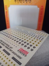 Set decalcomanie 3D loghi Ferrari 1/24 dei modelli Babibi - DVT-01005 - Spedizione gratuita!!