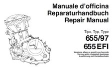CD Manuale Officina APRILIA 655/97 655 EFI/2001 Versione albero a gomiti boccole