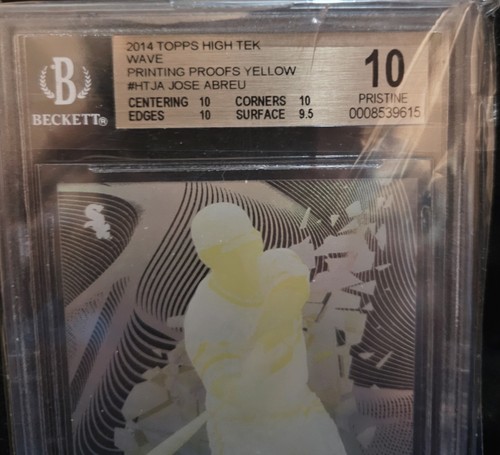 2016 topps high - tek, printing